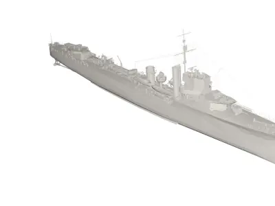Military Ship 3D model