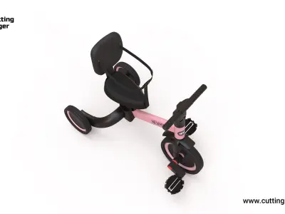Balance Tricycle 3D model