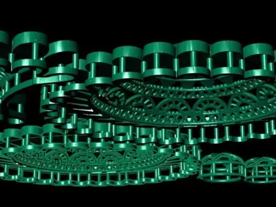 Enamel service main part 3D print model