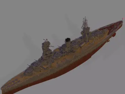 IJN Fuso 3D model