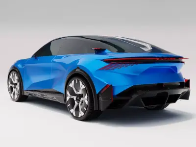 Alpine A390 Beta 2024 3D model