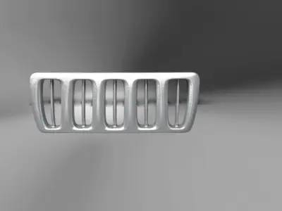 Automotive front body - grill  3D model