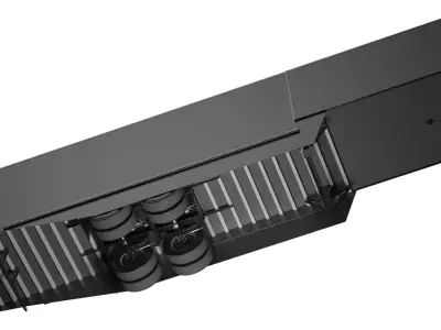 Tesla Semi Box Trailer Grey 3D model