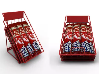Wire Basket Free low-poly 3D model