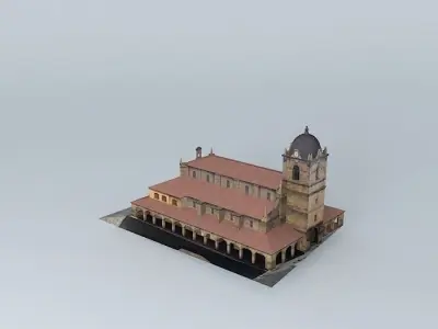 Legazpi Church Free 3D model