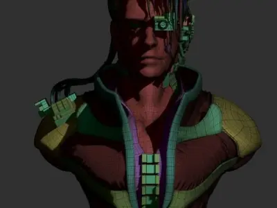 CyberPank Style 3D model