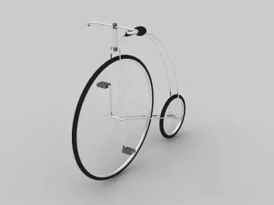retro bicycle 3D model