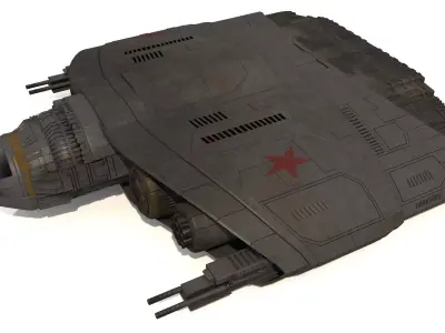 Space Fighter 3D model by juanmrgt