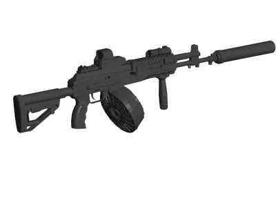 Ak 12 Kalashnikov 3D model