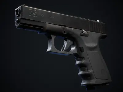 Glock Low-poly 3D model