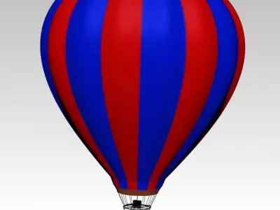 Hot Air Balloon 3D model