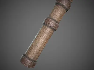 Spiked Melee Weapon  Medieval Low-poly 3D model