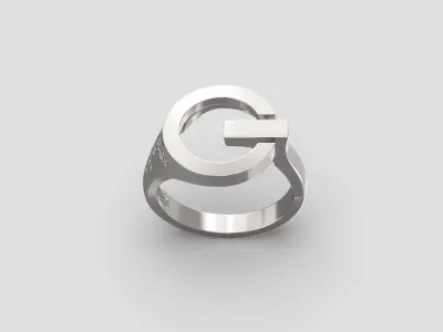 R 168 Power Button Ring 3D print model