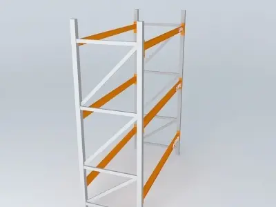 porta palete completo Free 3D model