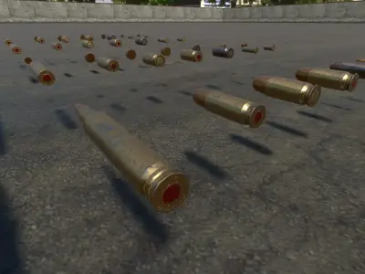 Ammunition HQ - PBR Low-poly 3D model