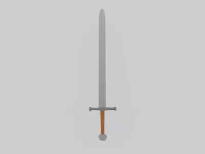 Low Poly Sword Free 3D model