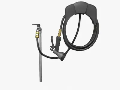 Garden Hose Low-poly 3D model buy