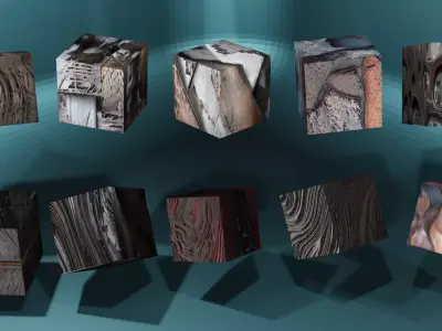 Rustic Surfaces  10 Material Textures Pack Texture