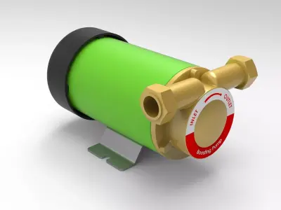 Water Booster Pump 90Watt 3D model