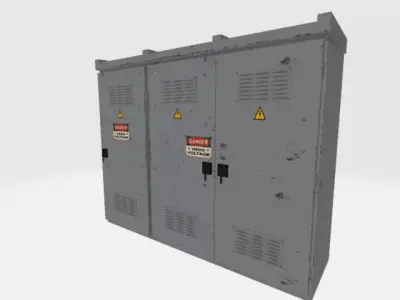 Armoire electrique Free 3D model