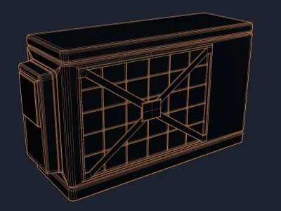 Air Conditioner Unit and Refrigeration Machine Game Ready Low-poly 3D model 6