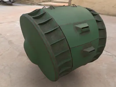 Wehrmacht tank Low-poly 3D model