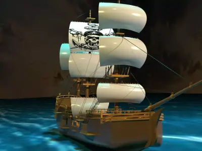 SHIP 3D MODEL 3D model purchase