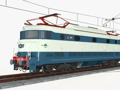 Electric Locomotive FS E444 