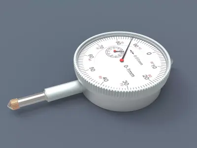 Dial indicator 3D model