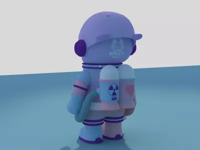 Pop Mart-Figurine 02 3D model