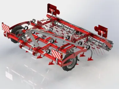 WG 0014 - Landscape cultivator 3r300 3D model
