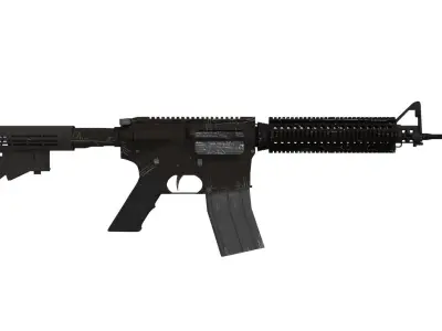 M4A1 Cartoon Free low-poly 3D model