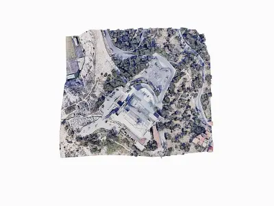 Notre Dame de la Garde Low-poly 3D model