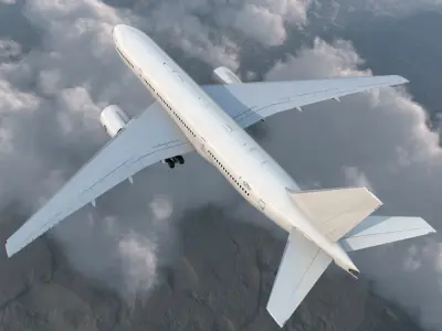 Boeing 777-200 Generic 3D model