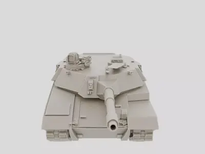 Modern Main Battle Tank for 3D print 3D model