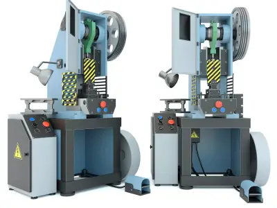 Machine tool mechanical press K2118B 3D model