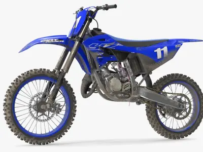 Yamaha YZ125 2022 Dirt 3D model