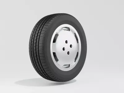 Audi 80 B3 1986 Wheel 3D model