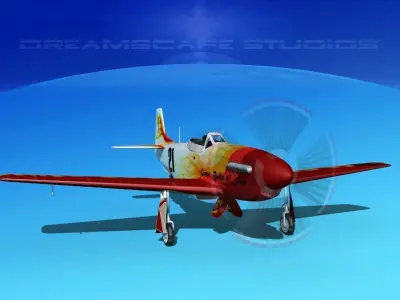 P-51 Mustang Sport V12 3D model