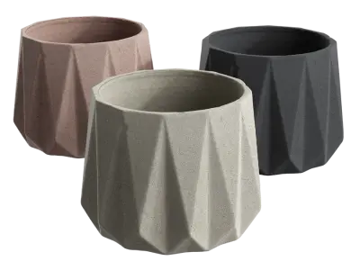  Large Geometric Planter Models 