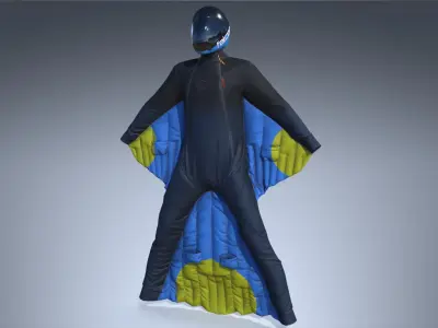Wingsuit PBR(1) 3D model