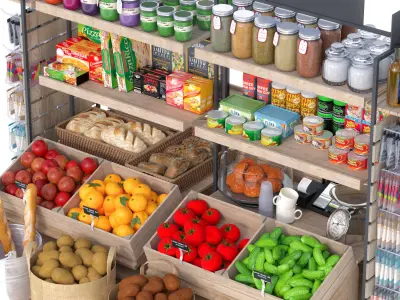 Market Place 7 3D model