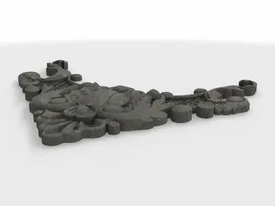 ornament cornerpiece 01  3D model