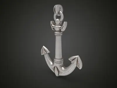 anchor 3D print model