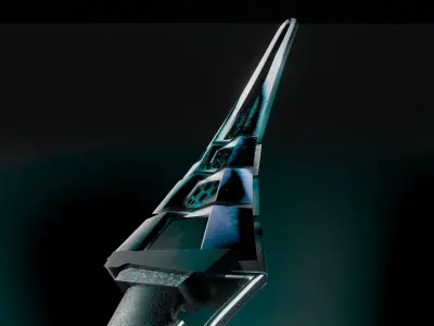 sword of salvation Low-poly 3D model