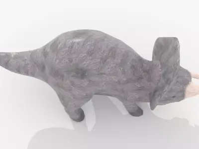 Triceratops BLEND OBJ FBX DAE GLB 3D model