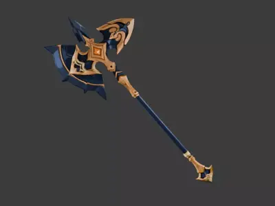 Sunshadow Axe 3D model
