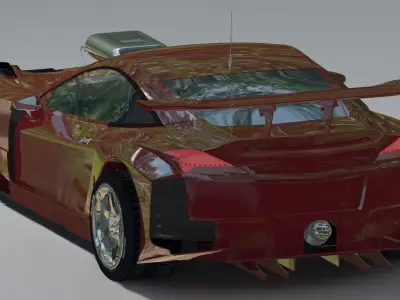 Low Poly Race Car  Free low-poly 3D model