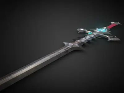 Venthyr Greatsword Low-poly 3D model