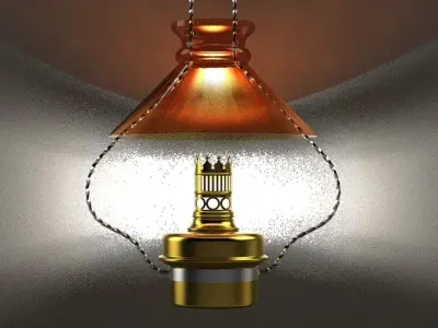 Kitchen hanging lamp Free 3D model